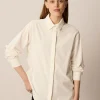Bluse aus Bio-Baumwolle(offwhite, 38)