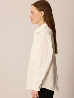 Bluse aus Bio-Baumwolle(offwhite, 38)