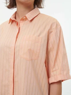 Bluse aus Bio-Baumwolle(peach, XS)