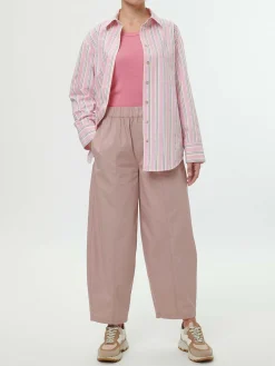 Bluse aus Bio-Baumwolle(rose/multistreif , 40)