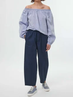Bluse aus Bio-Baumwolle(vintage-tupfen, 40)
