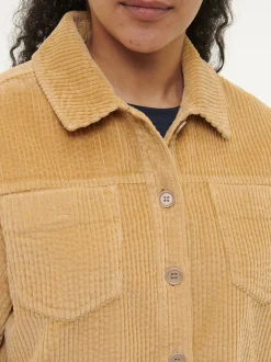 Blusenjacke Cord aus Bio-Baumwolle(weizen, 36)