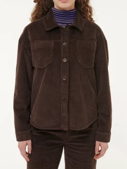 Blusenjacke Cord aus Bio-Baumwolle(kakao, 36)