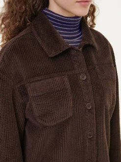 Blusenjacke Cord aus Bio-Baumwolle(kakao, 36)