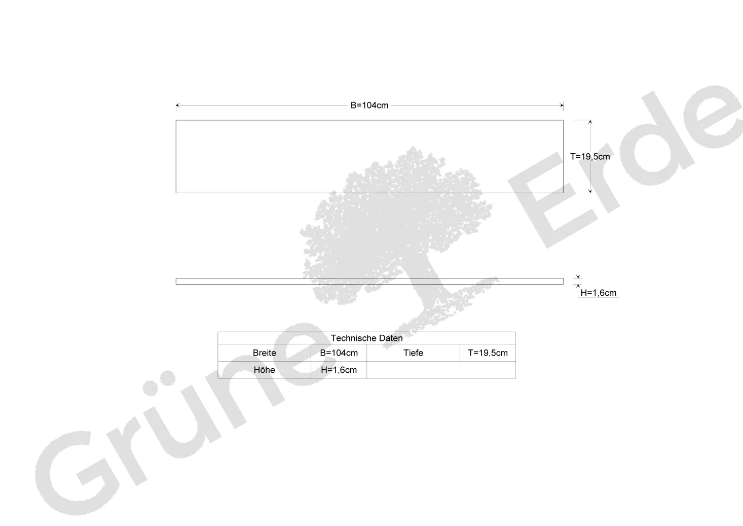Board Vela Fachbrett(Eiche, 104)