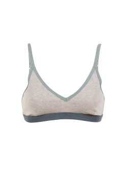 Bustier100 % bio Baumwolle (grau melange, 70B)