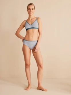 Bustier100 % bio Baumwolle (grau melange, 70B)