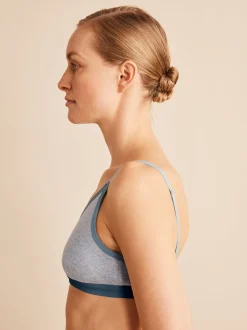 Bustier100 % bio Baumwolle (grau melange, 70B)