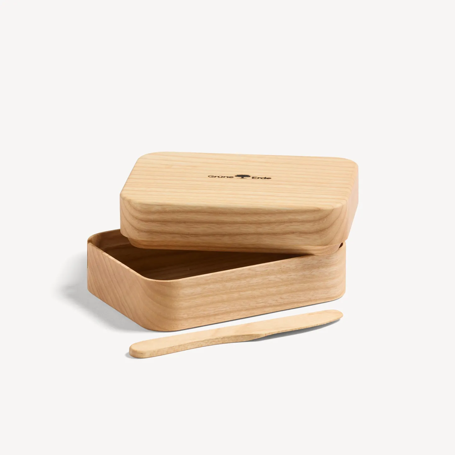 Butterdose mit Holzmesser