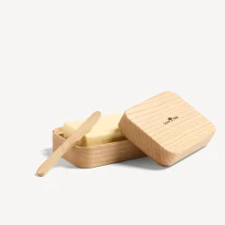 Butterdose mit Holzmesser