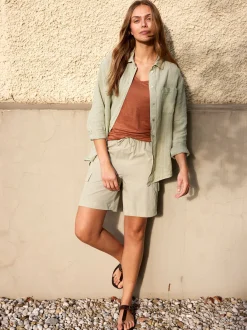 Cargoshorts aus Bio Baumwolle(matcha latte, 38)