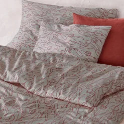 Deckenüberzug Calla100 % Baumwolle, Satin, GOTS (granatapfel, 140 x 200 cm)