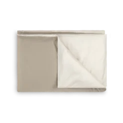 Deckenüberzug Jesper100 % Baumwolle, Satin, GOTS (natur/sand, 140 x 200 cm)