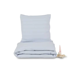 Deckenüberzug Maxi100 % Baumwolle, Crincle, GOTS, NATURTEXTIL BEST (himmelblau, 100 x 140 cm)