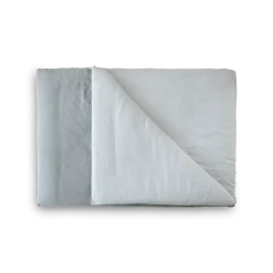 Deckenüberzug Vigo100 % Baumwolle, Edelflanell, GOTS (taubenblau, 140 x 200 cm)