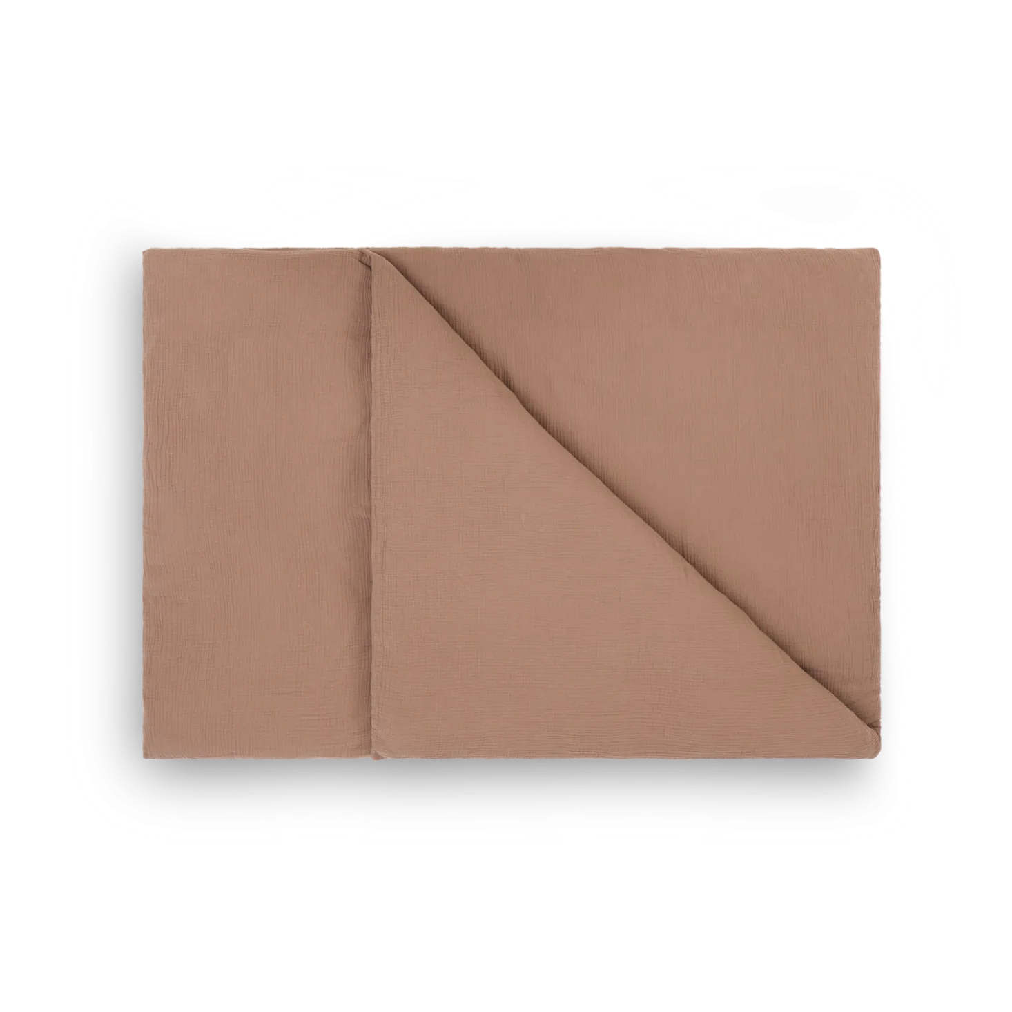 Deckenüberzug Vivien100 % Baumwolle, Musselin, GOTS (nougat, 140 x 200 cm)