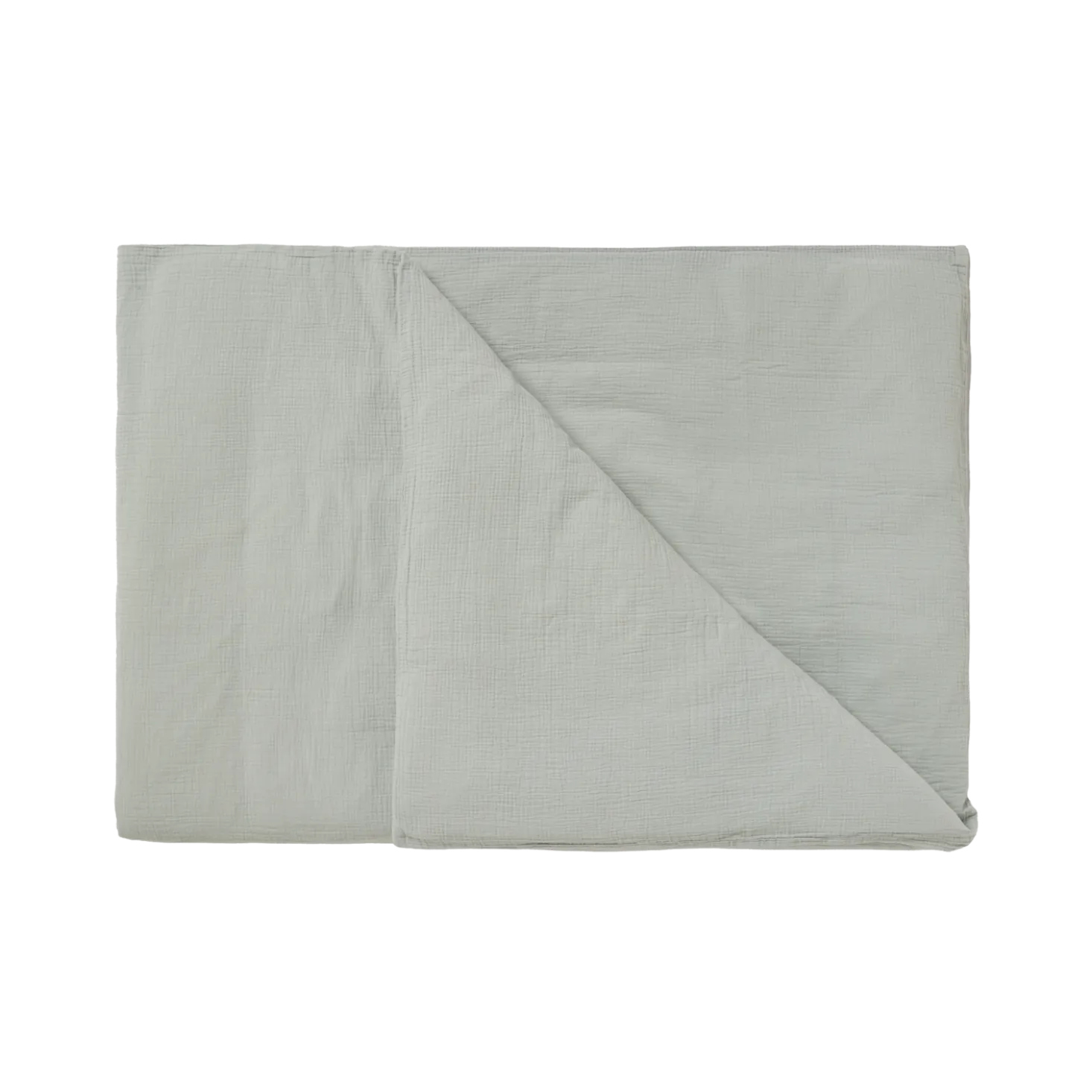 Deckenüberzug Vivien minijade, 100 x 140 cm, 100 % Baumwolle, Musselin, GOTS