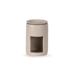 Duftlampe aus Keramikcreme