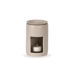 Duftlampe aus Keramikcreme