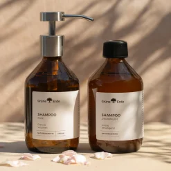 Edelstahl Pumpspenderfür Shampoo und Duschgel