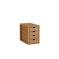 Einschubschrank Quint inkl. 4 LadenB 34 x T 60 x H 51 cm (Buche)