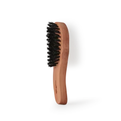 Ergonomische Haarbürste für langes Haarmit Wildschweinborsten, ca. 19,5 cm, Birnbaumholz