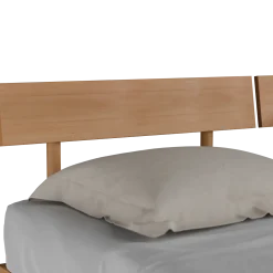 Familienbett Jukai Pur mit Stegbetthauptinkl. Lattenrost, 250 x 200 cm (Buche)