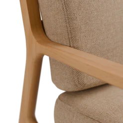 Fauteuil Kador(Wollstoff Elverum haselnuss, Buche)