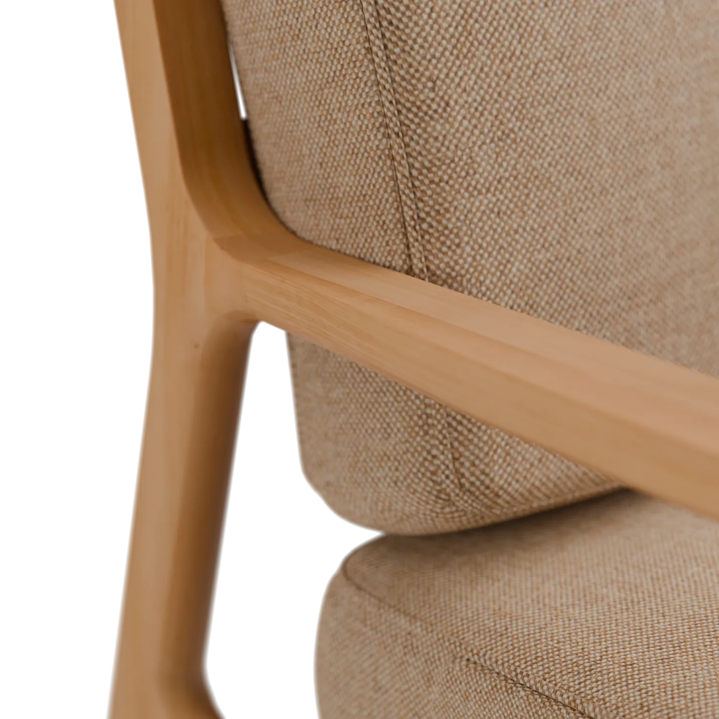 Fauteuil Kador(Wollstoff Elverum haselnuss, Buche)