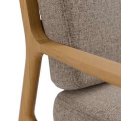 Fauteuil Kador(Wollstoff Tano natur, Eiche)