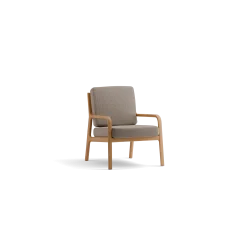 Fauteuil Kador(Wollstoff Tano natur, Buche)