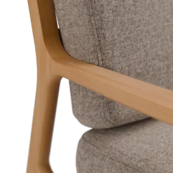 Fauteuil Kador(Wollstoff Tano natur, Buche)
