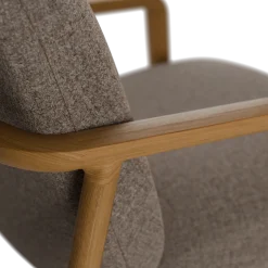 Fauteuil Ketil(Wollstoff Tano natur, Eiche)
