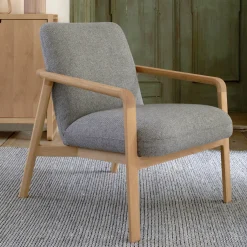 Fauteuil Ketil(Wollstoff Tano natur, Buche)
