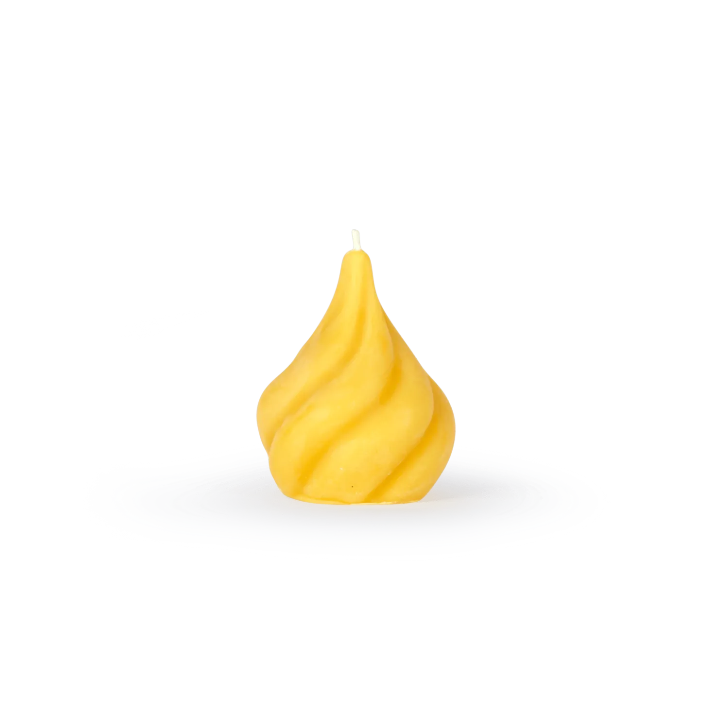 Figurkerze Tropfen aus BienenwachsH 8,5 cm, ø 7 cm