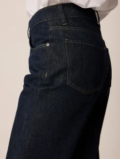 Flared Jeans aus Baumwolle(dark denim, 38)