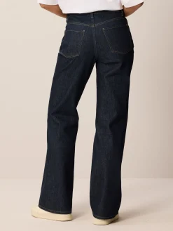 Flared Jeans aus Baumwolle(dark denim, 38)