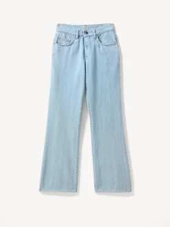 Flared Jeans aus Bio Baumwolle(light blue denim, 38)