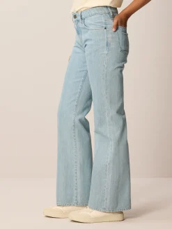 Flared Jeans aus Bio Baumwolle(light blue denim, 38)