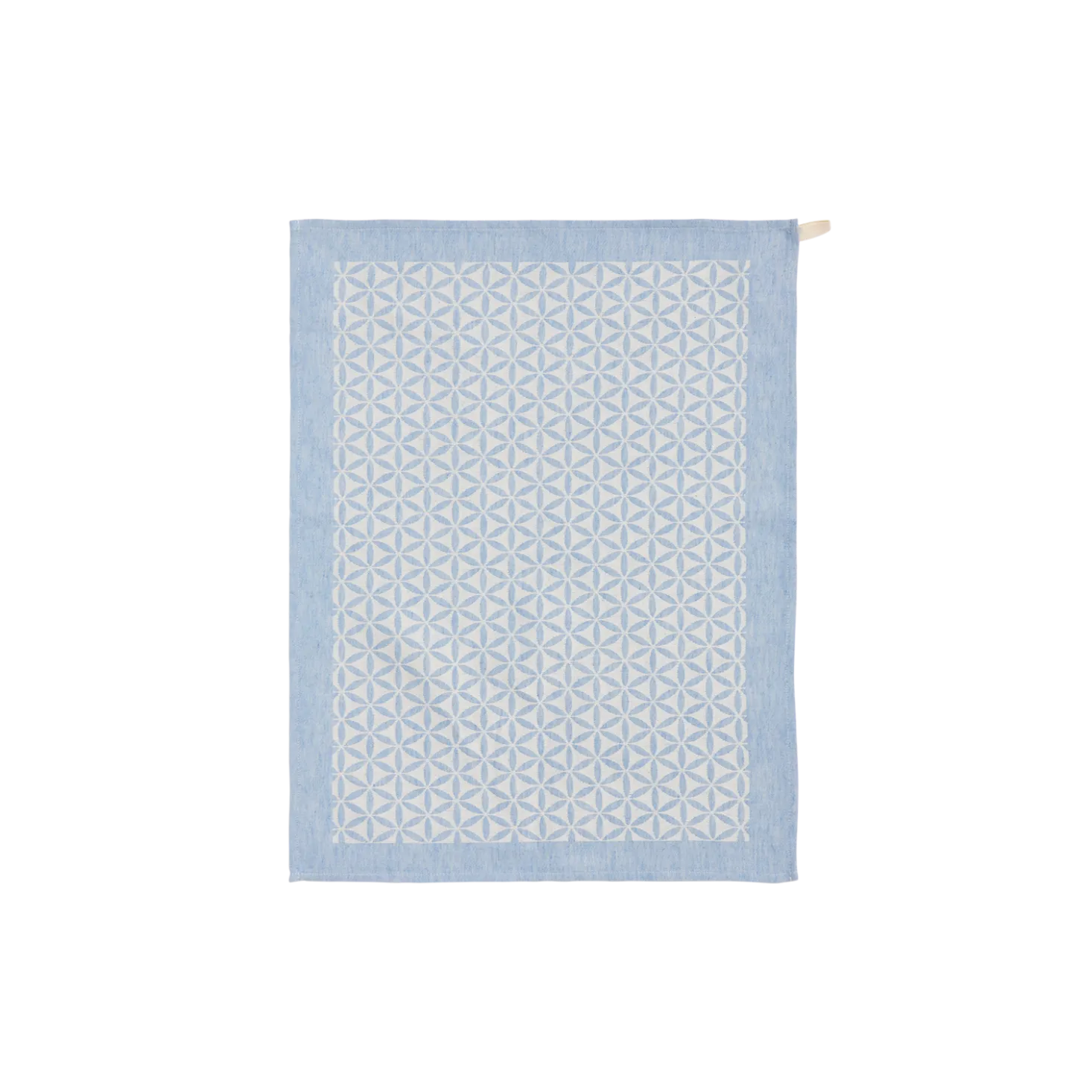 Geschirrtuch Bluma50 x 65 cm, 70 % Baumwolle/30 % Hanf, GOTS (azur)