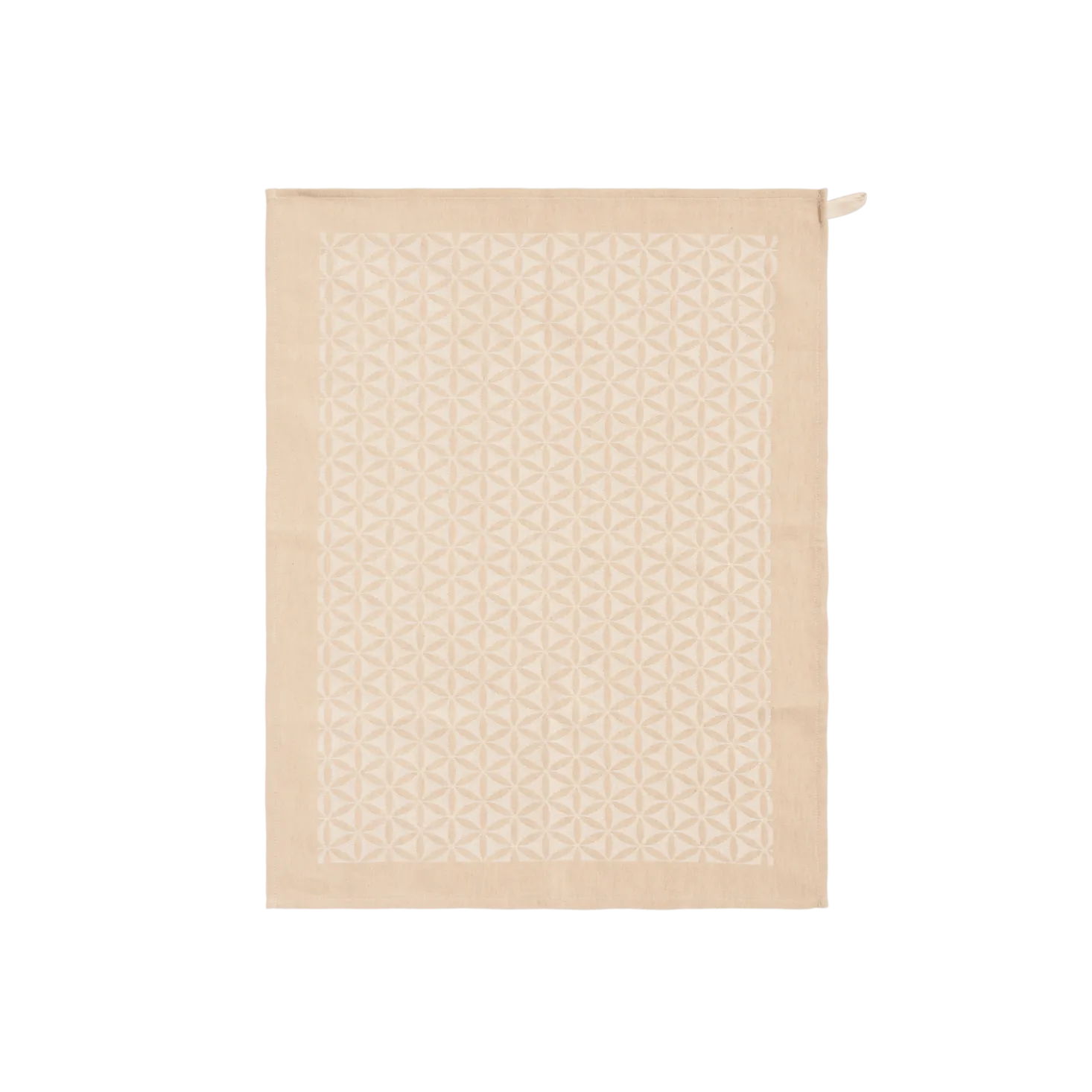 Geschirrtuch Bluma50 x 65 cm, 70 % Baumwolle/30 % Hanf, GOTS (sand)