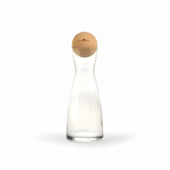 Glaskaraffe mit Zirbenkugel(1 l)