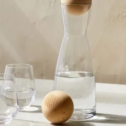 Glaskaraffe mit Zirbenkugel(1 l)