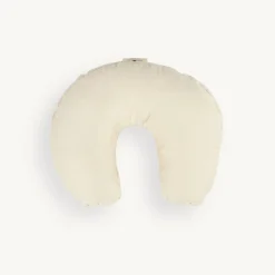 Halbmond-NackenkissenBW/Naturlatexflocken (niedrig, 37 x 29 cm)