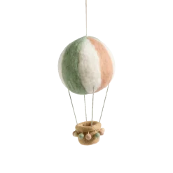 Handgefilzter Aufhänger Ballon13 x 36 cm, 100 % Schurwolle (Schaf)