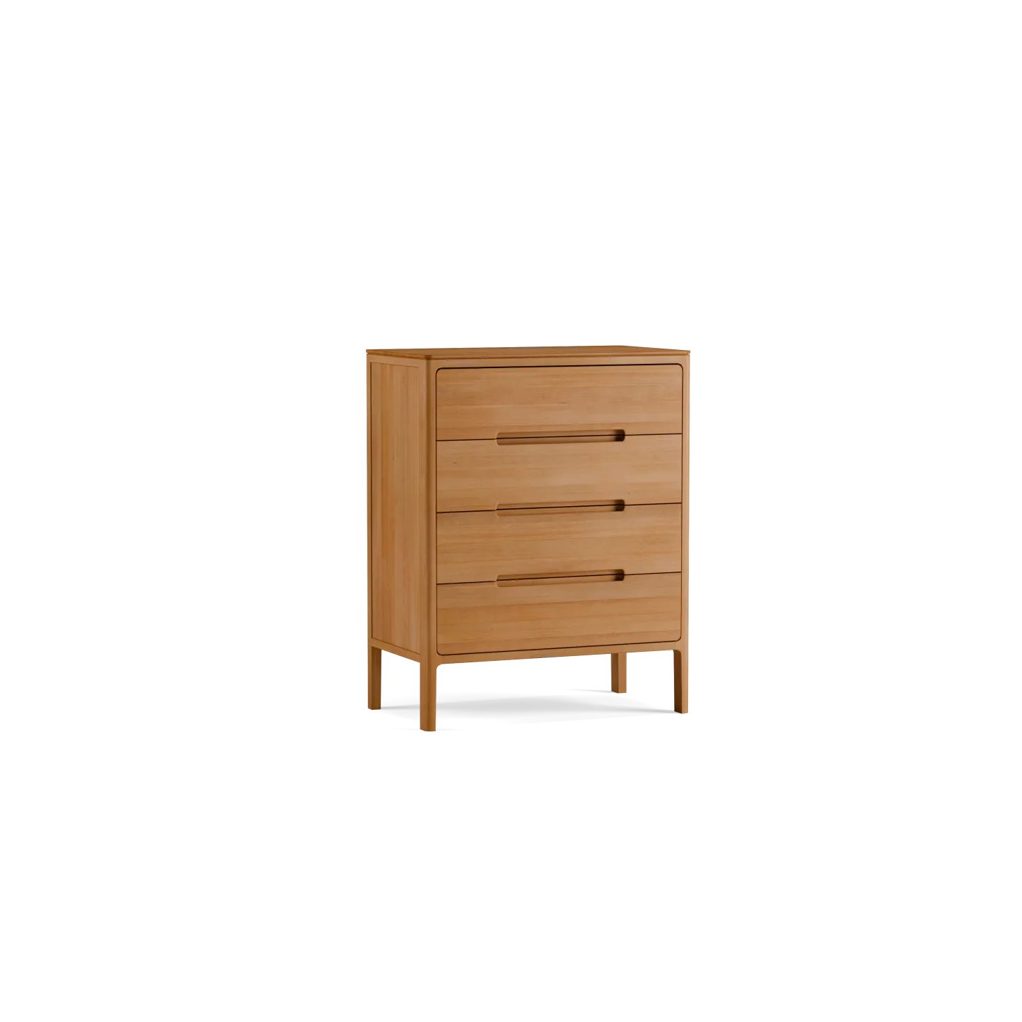 Highboard Tenso(Buche, 4 Laden, 70,2)