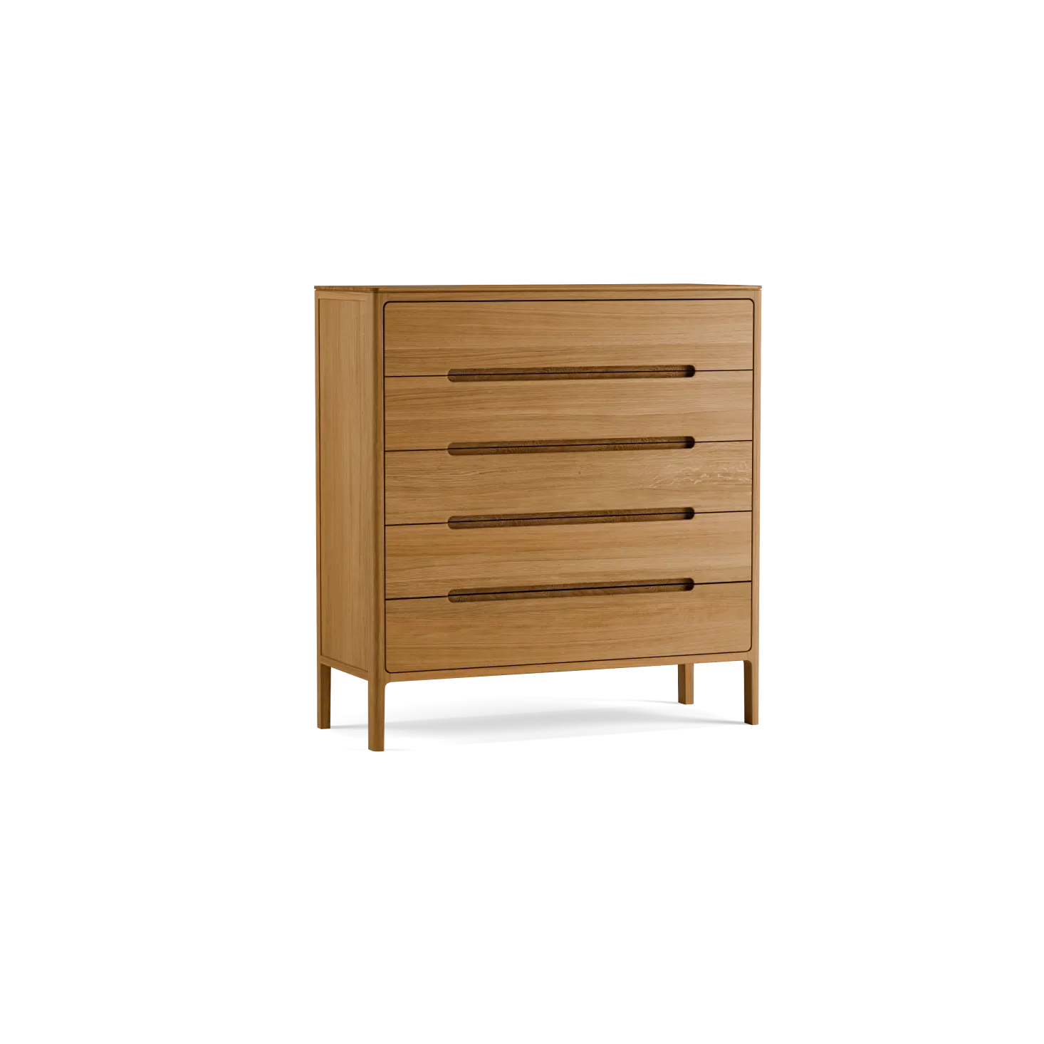 Highboard Tenso(Eiche, 5 Laden, 100,2)