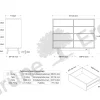 Highboard Tesoro mit 8 Laden B 120 x T 45 x H 99 cm(Zirbe)