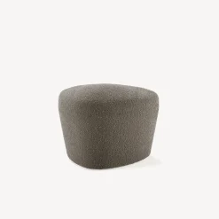 Hocker Avello B 55,9 x T 55 x H 40 cm (Woll-Bouclé Casello Taupe (143))
