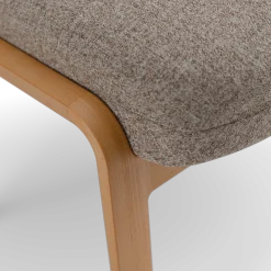 Hocker Ketil(Wollstoff Tano natur, Buche)